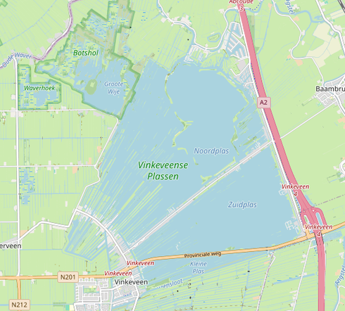 Sailing area around Vinkeveen